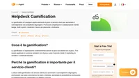 La gamification motiva i membri del tuo team di supporto a lavorare di più e in modo più intelligente. Consenti ai tuoi agenti dell'assistenza di guadagnare badge e livelli nel tempo.
