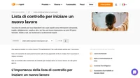 Ecco la lista di controllo definitiva per iniziare un nuovo lavoro. Inizia il tuo nuovo lavoro con il botto fin dall'inizio.