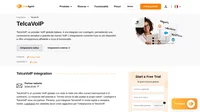 TelcaVoIP è un provider VoIP globale con sede in Italia che offre numeri internazionali in 6 continenti. Per saperne di più sull'integrazione di TelcaVoIP.