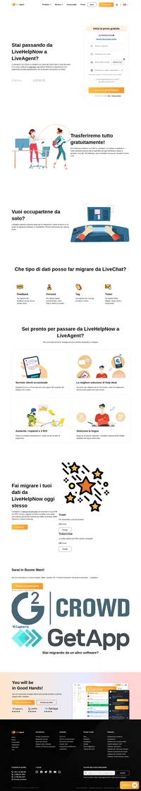 LiveAgent è il software di help desk più recensito e #1 per PMI nel 2020. Fornisci supporto di ottimo livello come stanno già facendo aziende del calibro di Huawei e Yamaha.