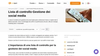 Vuoi gestire i social media come un professionista? Con l'aiuto di questa lista di controllo per la gestione dei social media, i tuoi account decolleranno. 
