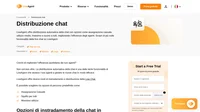 Scegli una modalità di inoltro e distribuzione della chat come: Assegnazione casuale, Suona a tutti o Utilizzo massimo. Leggi e scopri di più nell'articolo.