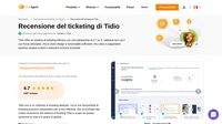 Stai prendendo in considerazione Tidio per le tue esigenze di ticketing? Dai un'occhiata alla nostra recensione e scopri come si è comportato durante i nostri test generali.