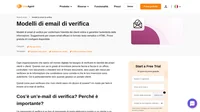 Un modello di e-mail di verifica viene inviato a un utente dopo che ha compiuto una determinata azione. Prendi ispirazione e migliora con i nostri modelli gratuiti.