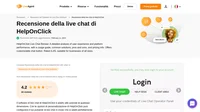 Stai prendendo in considerazione HelpOnClick per le tue esigenze di live chat? Dai un'occhiata alla nostra recensione e scopri come si è comportato durante i nostri test generali.