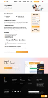 L'integrazione con Vtiger ti consente di gestire facilmente il tuo CRM da LiveAgent.Ti bast integrarlo tramite Zapier per iniziare a trarne vantaggio.