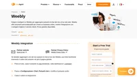 Migliora l'interazione con i clienti con l'integrazione Weebly per LiveAgent. L'integrazione di Weebly ti consente di posizionare un pulsante di chat dal vivo sul tuo sito Web Weebly.