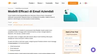 Un modello di e-mail aziendale consente di creare rapidamente campagne e-mail. Tutto quello che devi fare è adattare il modello alle tue esigenze.