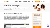 Il sistema di ticketing è una parte di un help desk che rende più facile per i tuoi clienti ottenere un aiuto. Aiuta il personale del servizio clienti a rimanere organizzato.