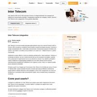Eleva i tuoi standard di comunicazione unendo senza sforzo il tuo numero Inter TelecomVoIP con la nostra versatile soluzione LiveAgent. Scopri il nostro articolo meticolosamente realizzato per avere una prospettiva illuminante e una comprensione più chiara della procedura di integrazione.