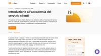 Tutti coloro che sono coinvolti nel servizio clienti possono beneficiare di un'accademia interna e utilizzarla come risorsa utile per la formazione gratuita.