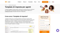 Crea i tuoi Template! Aggiungi saluti e firme per risparmiare tempo. I modelli permettono ai tuoi agenti di lavorare più velocemente ed efficacemente.