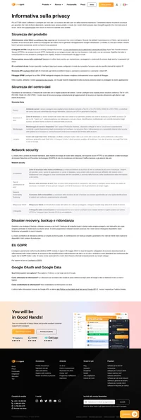 Più di 17.000 clienti si affidano a LiveAgent per i loro dati. La sicurezza dei dati è per noi della massima importanza. I server LiveAgent sono ospitati presso strutture conformi a Tier IV o III+, PCI DSS, SSAE-16 o ISO 27001.