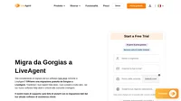 Vuoi di migrare da Gorgias? Prova la migrazione gratuita su LiveAgent. Possiamo migrare gratuitamente tutte le persone, i ticket, i tag e molto di più.