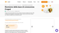 Vuoi saperne di più sulla base di conoscenza di Froged? Dai un'occhiata al nostro articolo per scoprire come funziona e come si è comportata nei nostri test.