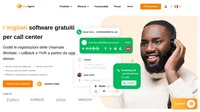 Il software gratuito per call center di LiveAgent ti consente di ricevere ed effettuare chiamate nel tuo browser o sulla nostra app mobile. Goditi la cronologia di registrazione delle chiamate illimitata.