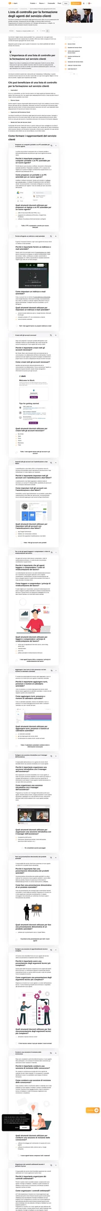 Il miglior servizio clienti è quello che non sbaglia un colpo. Assicurati che il tuo personale sia pronto a tutto con la nostra lista di controllo per la formazione degli agenti del servizio clienti.