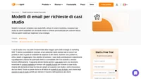 Richiedi facilmente l'approvazione del caso studio e poni le domande giuste per creare case study che convertiranno i visitatori del tuo sito web in clienti soddisfatti.