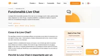 LiveAgent offre più di 15 funzionalità avanzate per la chat Live che ti aiuteranno a servire i tuoi clienti e fornire un miglior servizio clienti.