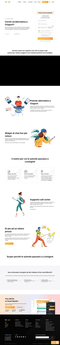 LiveAgent è una soluzione di help desk che collega più piattaforme in un'unica interfaccia. Scopri l'alternativa Chaport e inizia a ottenere vantaggi aziendali.