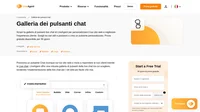 Fornisci un servizio clienti migliore posizionando un pulsante di chat ovunque sul tuo sito web. Scegli subito dalla nostra galleria di pulsanti di live chat.