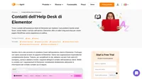 Come contattare il servizio clienti di Elementor tramite le email, il supporto della live chat, il numero di telefono, il supporto sui social media e il servizio di supporto self-service.