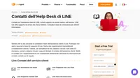 Come posso contattare il servizio clienti di LINE tramite le e-mail, il supporto della live chat, il numero telefonico, il supporto dei social media e il supporto self-service.