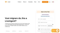 LiveAgent offre una migrazione gratuita dei dati Jira a LiveAgent. Trasferisci tutti i tuoi dati semplicemente utilizzando il nostro plug-in di migrazione o chiedi al nostro team di aiutarti.