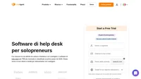 Fai crescere la tua attività da solista e freelance con LiveAgent, il software di help desk per PMI più recensito e classificato al primo posto nel 2020. Resta vicino ai tuoi clienti e aiutali più velocemente con LiveAgent.