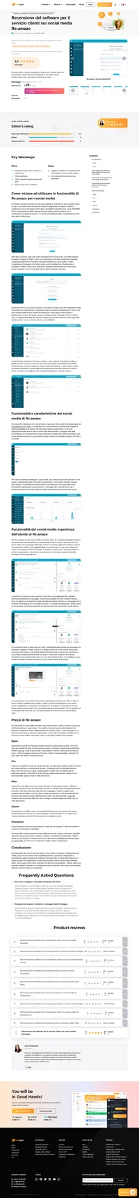 Stai prendendo in considerazione Re:amaze per la tua assistenza clienti sui social media? Dai un'occhiata alla nostra recensione e scopri come si è comportato durante il nostro test generale.