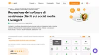 Stai prendendo in considerazione LiveAgent per l'assistenza clienti sui social media? Dai un'occhiata alla nostra recensione e scopri come si è comportato durante il nostro test generale.