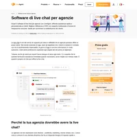 Cattura la tua clientela e fornisci assistenza immediata ai visitatori del sito web con il software di live chat più veloce sul mercato.