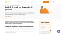 Utilizza i nostri modelli di email per la vendita di prodotti. Sono perfetti per ogni vendita. Basta salvarli, personalizzarli e sei a posto!