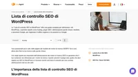 La lista di controllo SEO di WordPress ti aiuterà a raggiungere le migliori posizioni su Google e ad aumentare il traffico organico sulla pagina del tuo blog. Guida definitiva punto per punto.