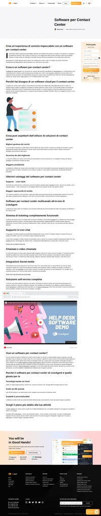 Il software del contact center di LiveAgent ti consente di semplificare tutti i canali di comunicazione con i clienti in un'unica casella di posta unificata.