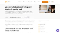 La nostra lista di controllo per il lancio di un sito web ti aiuterà a minimizzare i bug e a preparare il tuo nuovo sito per la pubblicazione. La guida definitiva punto per punto.