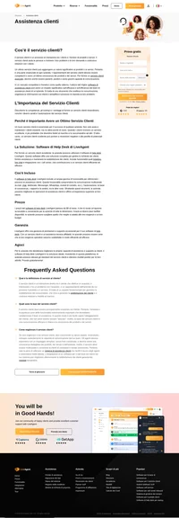 L'assistenza clienti è un'interazione tra cliente e fornitore di servizi. Il servizio aiuta le persone a risolvere i loro problemi e costruisce relazioni con i clienti.