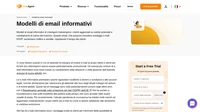 Utilizza i nostri modelli di email informativi per riassunti email, annunci a livello aziendale, email di rassicurazione e altro ancora.