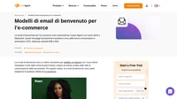 Impara a dare il benvenuto ai tuoi nuovi clienti con fiducia usando i nostri modelli di email di benvenuto completamente personalizzabili per l'e-commerce.