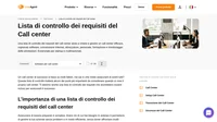 Stai per avviare un call center? Verifica di aver soddisfatto tutti i parametri della lista di controllo dei requisiti del call center - non perderti nemmeno un passaggio e spunta tutte le caselle.