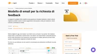 I modelli di e-mail di richiesta di feedback possono aiutarti a interagire e creare connessioni significative con clienti potenziali ed esistenti