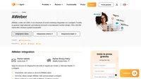 L'attivazione del plug-in AWeber ti consentirà di iscriverti e iscrivere i contatti alle tue liste di email marketing da LiveAgent. Leggi informazioni sull'integrazione di AWeber.