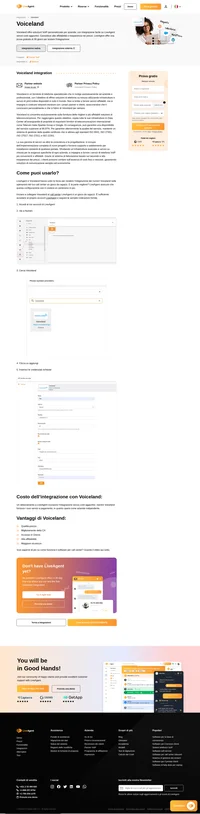Scopri come integrare senza problemi i numeri Voiceland VoIP con la soluzione di LiveAgent in questo articolo informativo. Ottieni preziose informazioni oggi stesso.