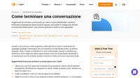 Scopri come concludere una conversazione in modo professionale, educato e con stile con i nostri modelli predefiniti per tutti i canali di comunicazione.