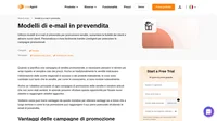 Utilizza i nostri modelli di e-mail di prevendita completamente personalizzabili per suscitare l'interesse dei tuoi clienti potenziali ed esistenti per le tue campagne di vendita.