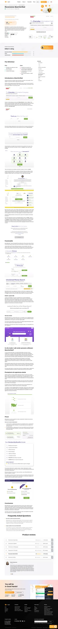 Vuoi saperne di più su BeenVerified? Dai un'occhiata alla nostra recensione per scoprire come funziona e come si è comportato nei nostri test.