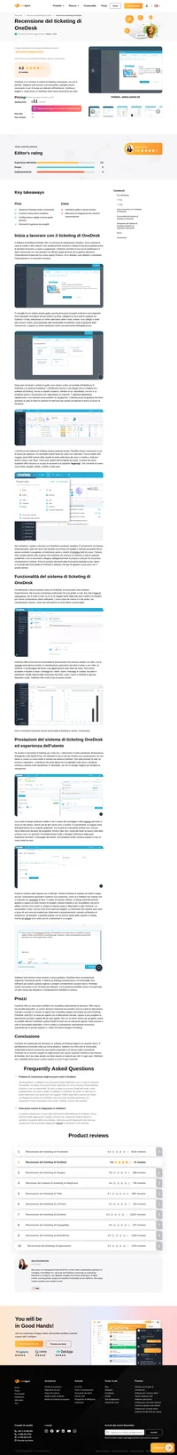 La tua ricerca di un'alternativa a OneDesk è finita. Passa a LiveAgent e ottieni un sistema di ticketing multicanale che supporta anche i social media.