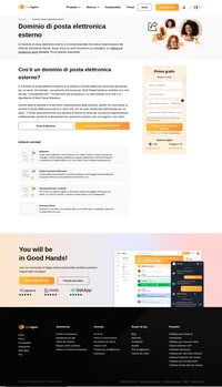 E il dominio di posta elettronica esterno è un indirizzo di posta elettronica associato all'azienda per cui lavori. Contattaci per saperne di più.