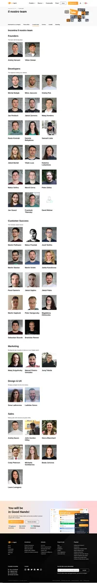 Chi siamo? Scopri i volti che stanno dietro la nostra azienda e scopri quanti dipartimenti e persone coprono i nostri servizi.