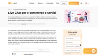 Guida i tuoi potenziali clienti e clienti attraverso il funnel di vendita del tuo negozio online utilizzando la live chat di LiveAgent.